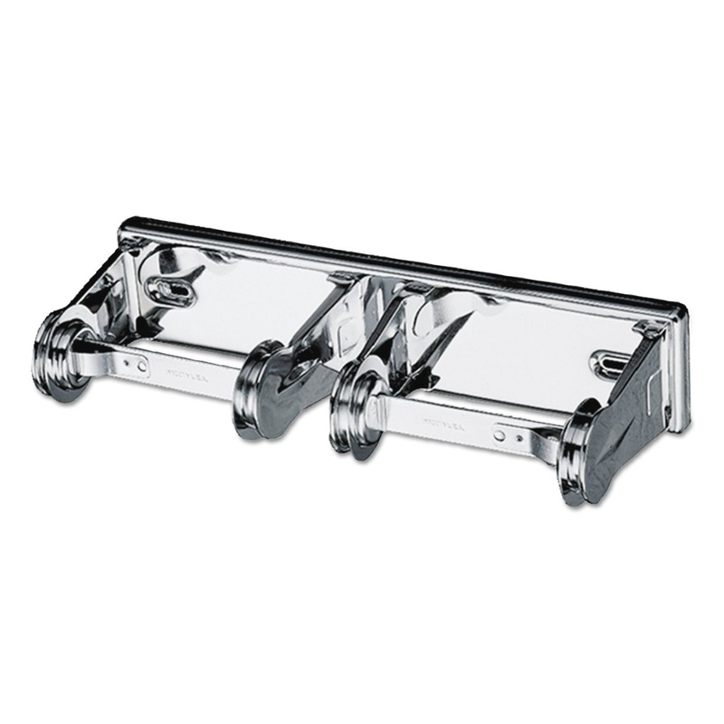 Locking Toilet Tissue Dispenser, 12 3/8 X 4 1/2 X 2 3/4, Chrome