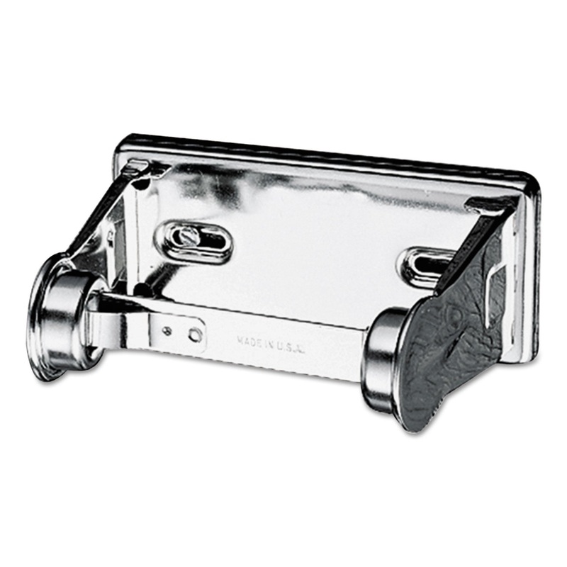 Locking Toilet Tissue Dispenser, 6 X 4 1/2 X 2 3/4, Chrome