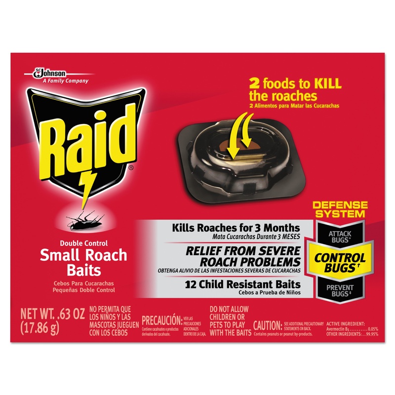 ROACH BAITS, 0.63 OZ BOX, 12/CARTON