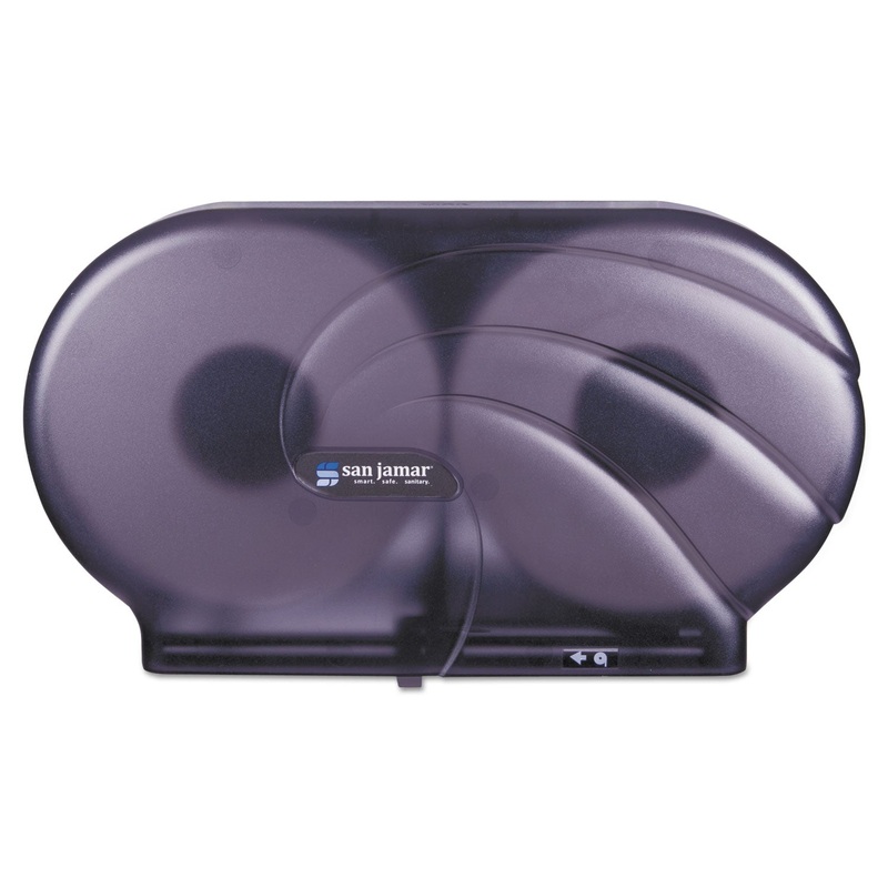 Twin 9″ Jbt Toilet Tissue Dispenser, Oceans, 19 X 5 1/4 X 12, Black Pearl