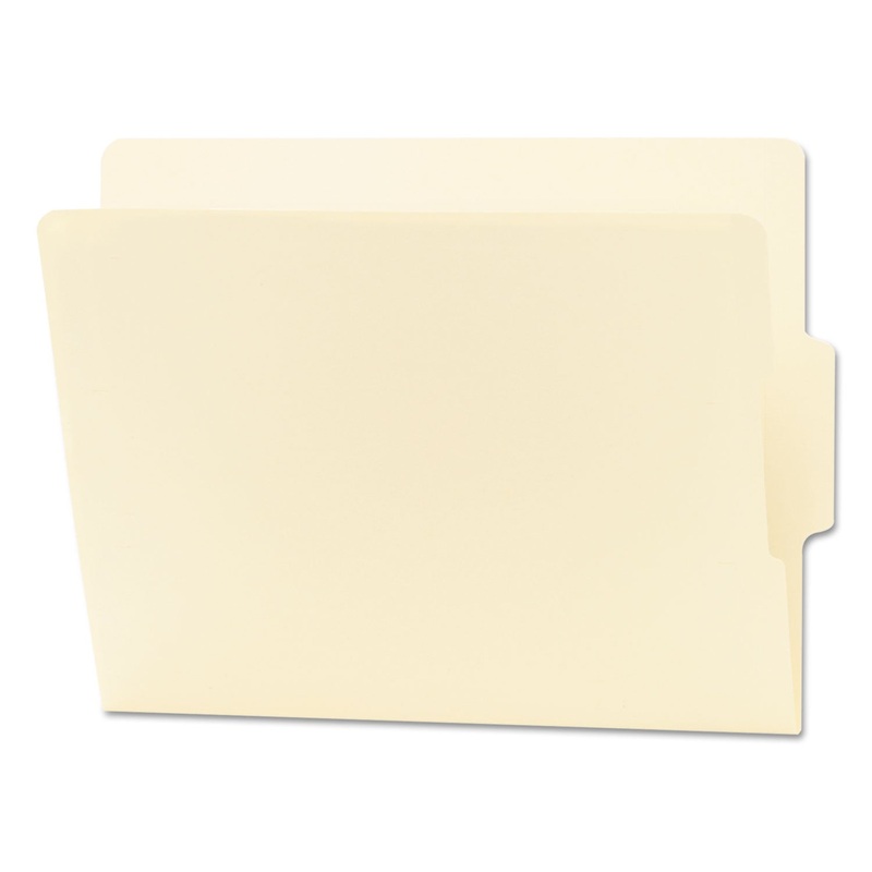 HEAVYWEIGHT MANILA END TAB FOLDERS, 9″ FRONT, 1/3-CUT TABS, CENTER POSITION, LETTER SIZE, 100/BOX