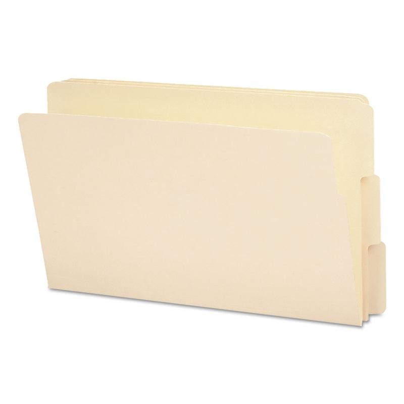 HEAVYWEIGHT MANILA END TAB FOLDERS, 9″ FRONT, 1/3-CUT TABS, LEGAL SIZE, 100/BOX