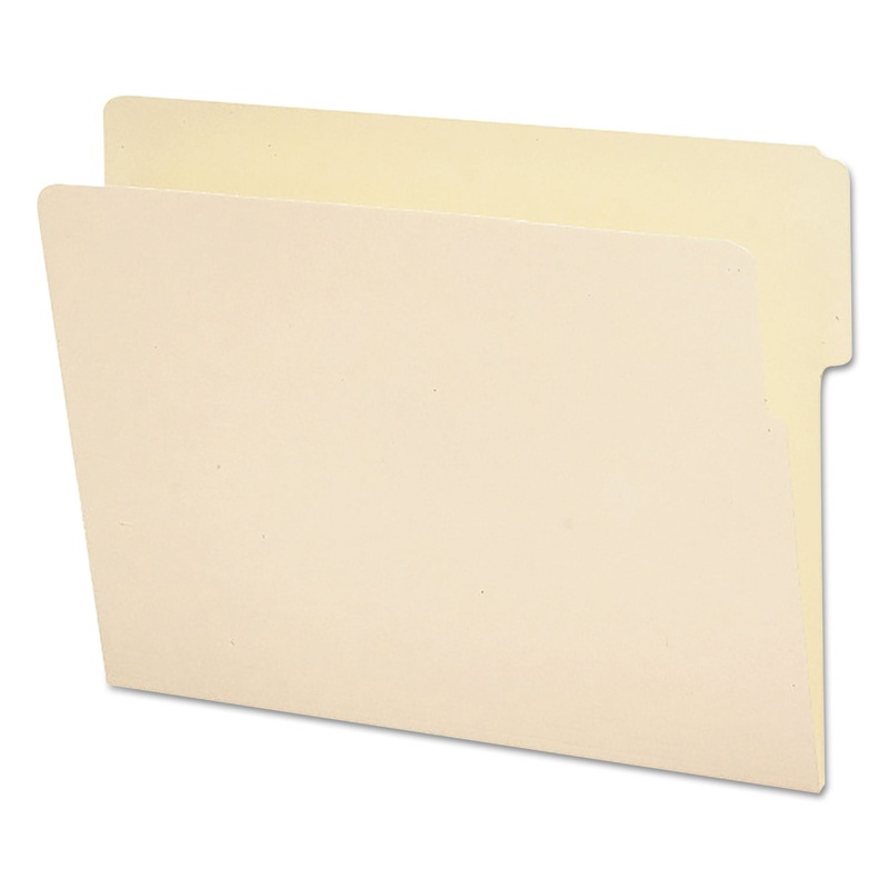 HEAVYWEIGHT MANILA END TAB FOLDERS, 9″ FRONT, 1/3-CUT TABS, TOP POSITION, LETTER SIZE, 100/BOX