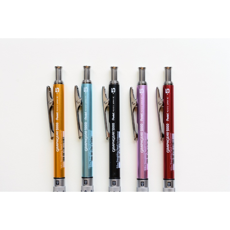 Pentel GraphGear 1000 – Colors – 0.5mm