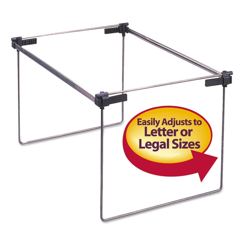 Hanging Folder Frame, Letter/legal Size, 12-24″ Long, Steel, 2/box