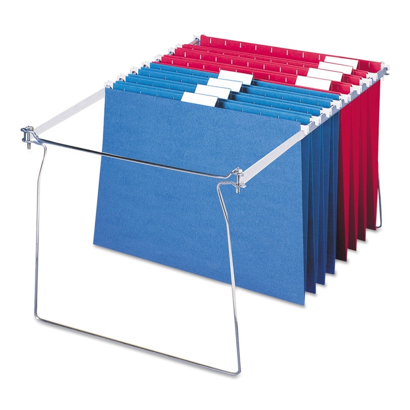 Hanging Folder Frame, Letter Size, 23-27″ Long, Steel, 2/pack