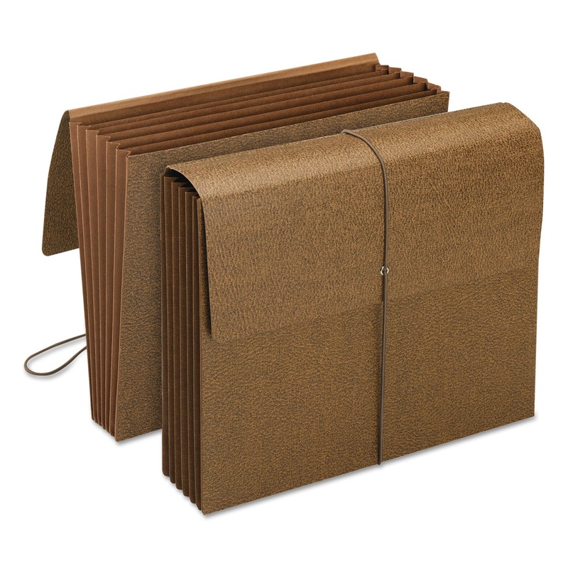 CLASSIC EXPANDING PARTITION WALLETS, 5.25″ EXPANSION, 6 SECTIONS, LETTER SIZE, REDROPE, 10/BOX