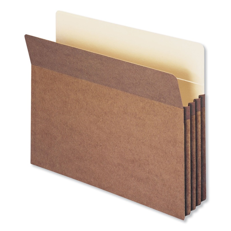 REDROPE DROP FRONT FILE POCKETS, 3.5″ EXPANSION, LETTER SIZE, REDROPE, 50/BOX