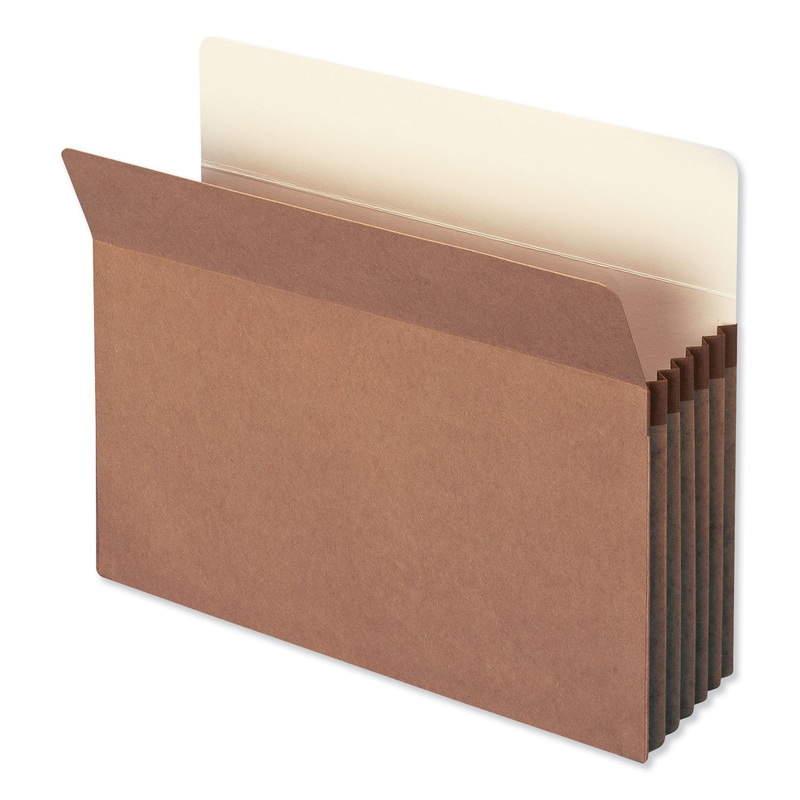 REDROPE DROP FRONT FILE POCKETS, 5.25″ EXPANSION, LETTER SIZE, REDROPE, 50/BOX