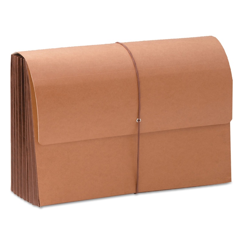 TUFF EXPANDING WALLETS, 7″ EXPANSION, 1 SECTION, LEGAL SIZE, REDROPE