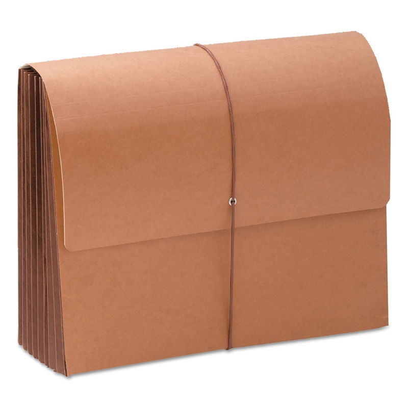 TUFF EXPANDING WALLETS, 7″ EXPANSION, 1 SECTION, LETTER SIZE, REDROPE