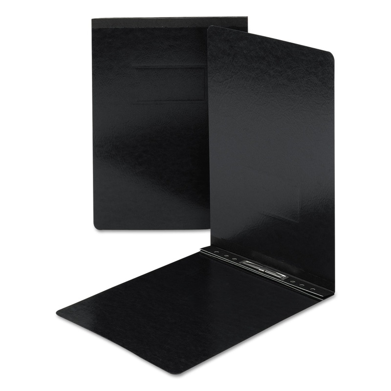 TOP OPENING PRESS GUARD REPORT COVER, PRONG FASTENER, 11 X 17, BLACK