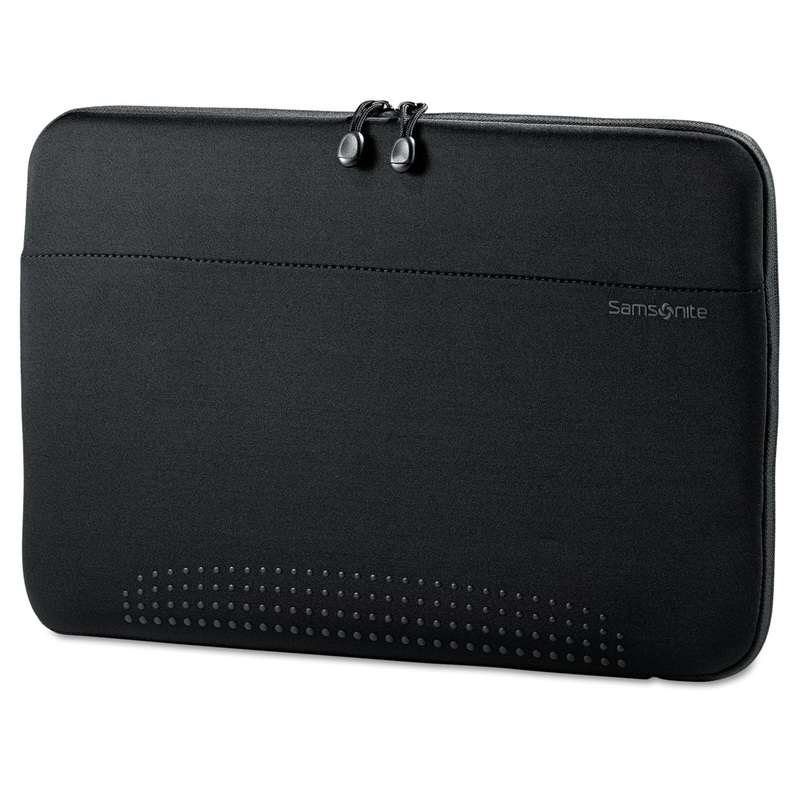 15.6″ Aramon Laptop Sleeve, Neoprene, 15-3/4 X 1 X 10-1/2, Black