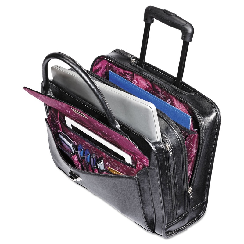 Women’s Rolling Mobile Office, 16 1/2 X 6 X 12 3/4, Black