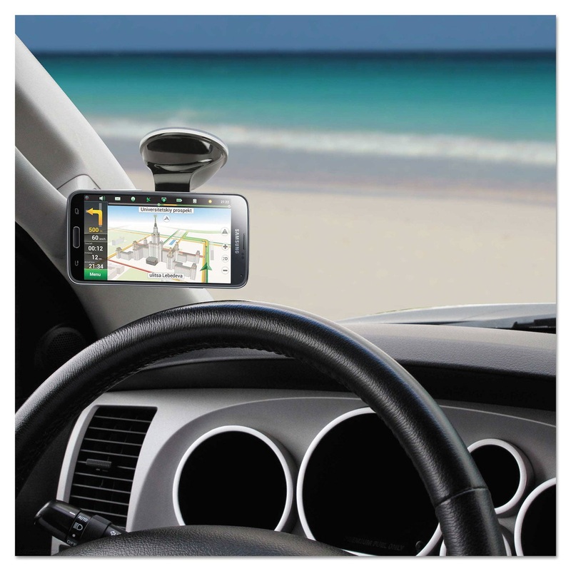 Magnetic Window Mount For Mobile Devices, Blister Pack, Black