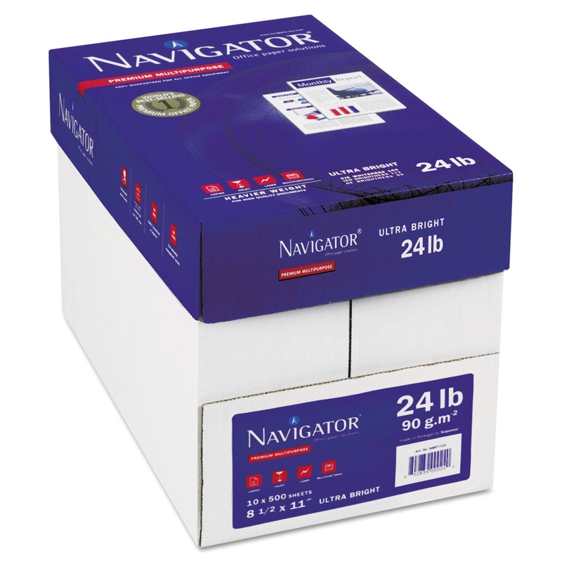 PLATINUM PAPER, 99 BRIGHT, 24LB, 8.5 X 11, WHITE, 500 SHEETS/REAM, 10 REAMS/CARTON