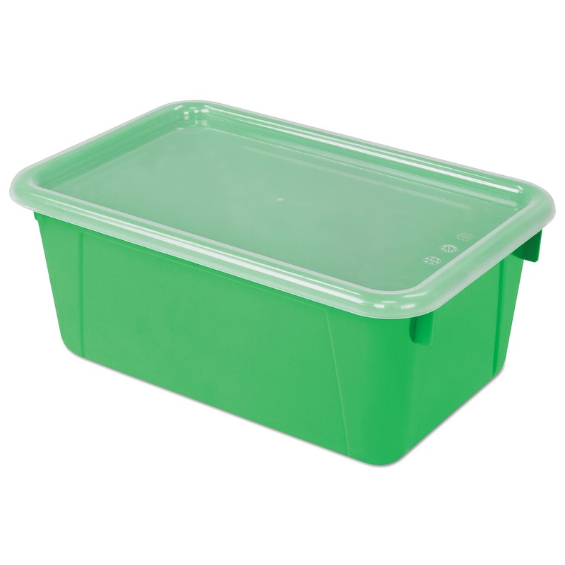 CUBBY BINS, 12.25 X 7.75 X 5.13, GREEN, 6/PK