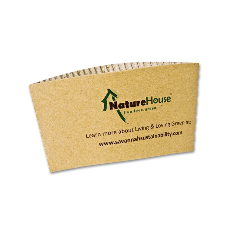 Hot Cup Sleeves, Fits 8oz Cups, 1000/carton