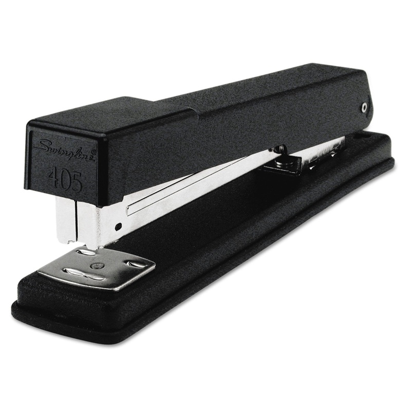 LIGHT-DUTY FULL STRIP STANDARD STAPLER, 20-SHEET CAPACITY, BLACK
