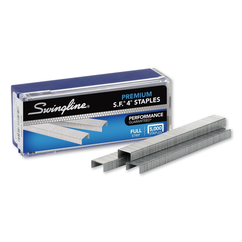 S.F. 4 PREMIUM STAPLES, 0.25″ LEG, 0.5″ CROWN, STEEL, 5,000/BOX