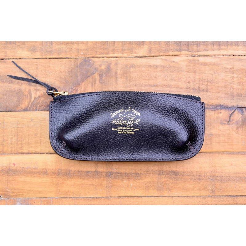 The Superior Labor Toscana Leather – Pen Case – Black