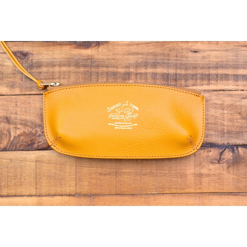 The Superior Labor Toscana Leather – Pen Case – Yellow