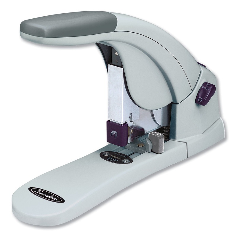 LIGHTTOUCH HEAVY-DUTY STAPLER, 120-SHEET CAPACITY, GRAY