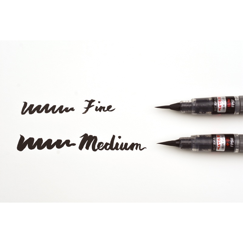 Pentel Fude Pigment Ink Brush Pen – Black