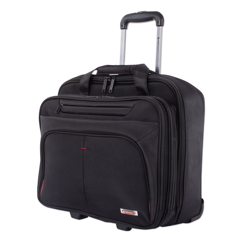 PURPOSE BUSINESS CASE ON WHEELS, HOLDS LAPTOPS 15.6″, 8.5″ X 8.5″ X 16″, BLACK