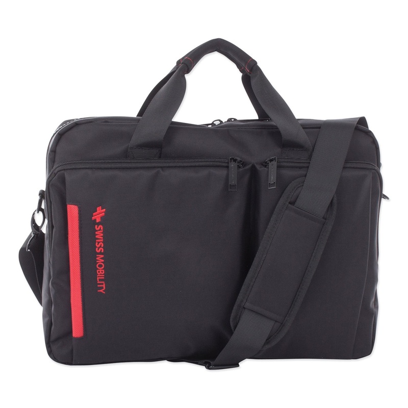 STRIDE EXECUTIVE BRIEFCASE, HOLDS LAPTOPS 15.6″, 4″ X 4″ X 11.5″, BLACK