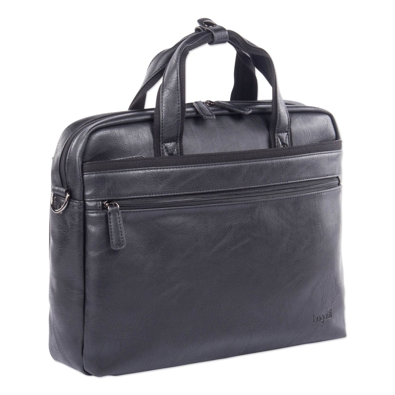 VALAIS EXECUTIVE BRIEFCASE, HOLDS LAPTOPS 15.6″, 4.75″ X 4.75″ X 11.5″, BLACK