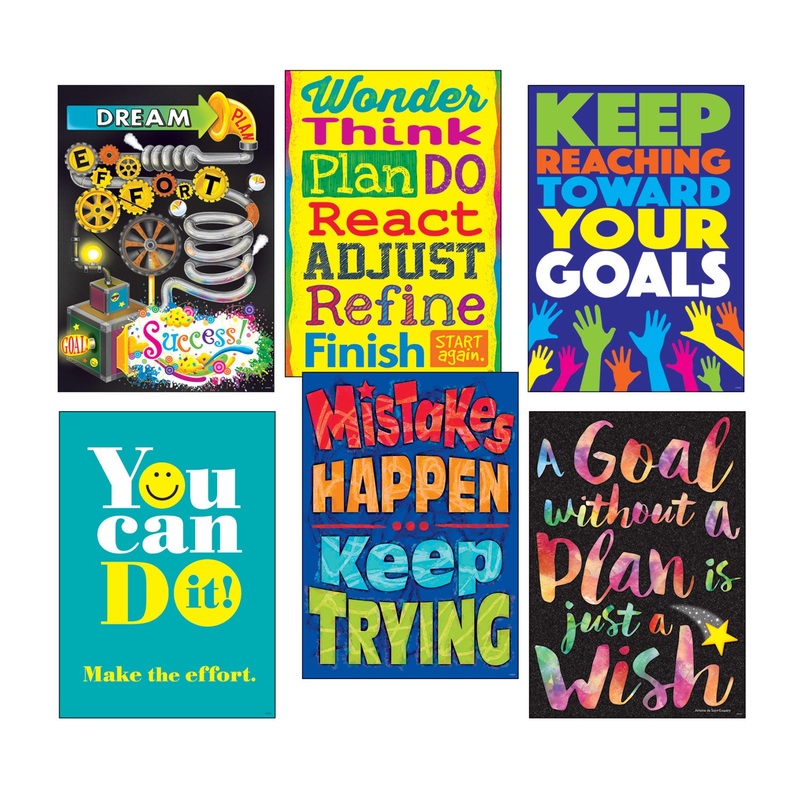 ARGUS POSTER COMBO PACK, “GOAL-GETTER”, 13 3/8W X 19H
