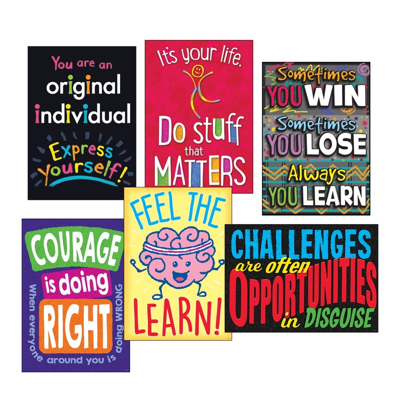 ARGUS POSTER COMBO PACK, “LIFE LESSONS”, 13 3/8W X 19H