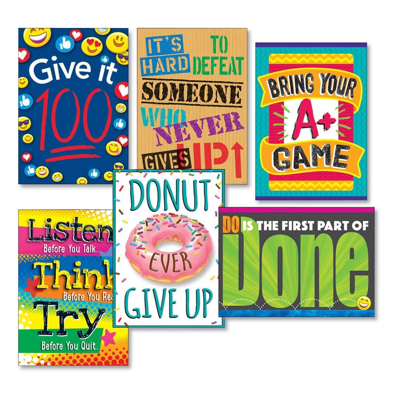 ARGUS POSTER COMBO PACK, “MAKE THE EFFORT”, 13 3/8W X 19H