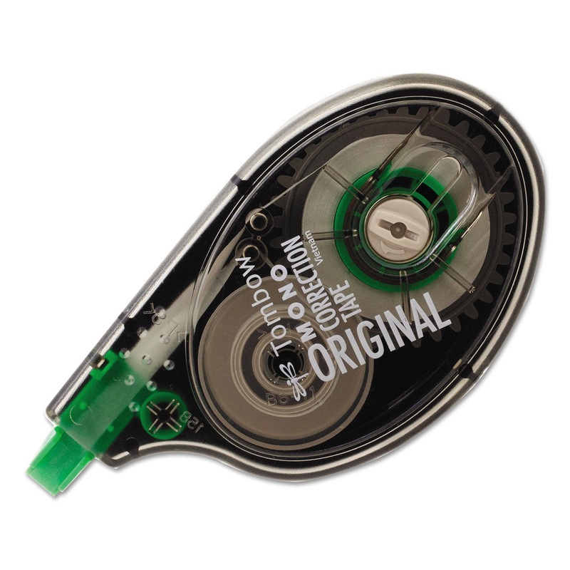 Mono Correction Tape, Non-Refillable, 1/6″ X 394″, White Tape