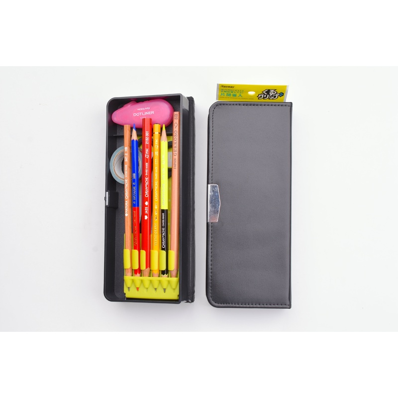Raymay Magnetic Pencil Case – Black