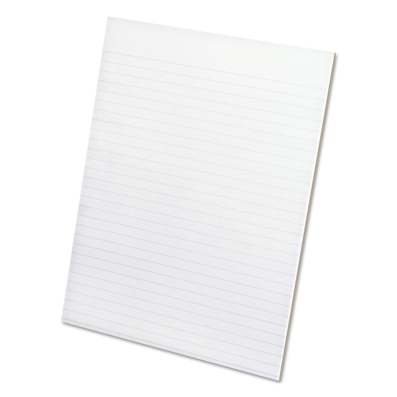 GLUE TOP PADS, NARROW RULE, 8.5 X 11, WHITE, 50 SHEETS, DOZEN