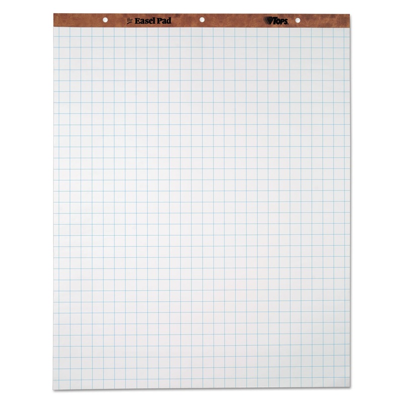 EASEL PADS, 27 X 34, WHITE, 50 SHEETS, 4/CARTON