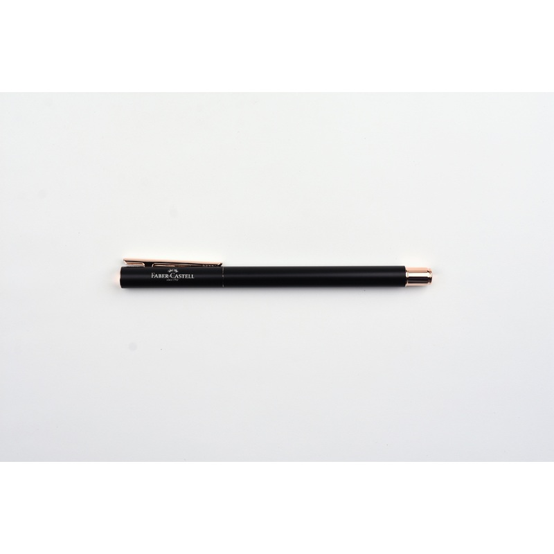 Faber-Castell – Design Neo Slim Fountain Pen – Black Matte & Rose Gold