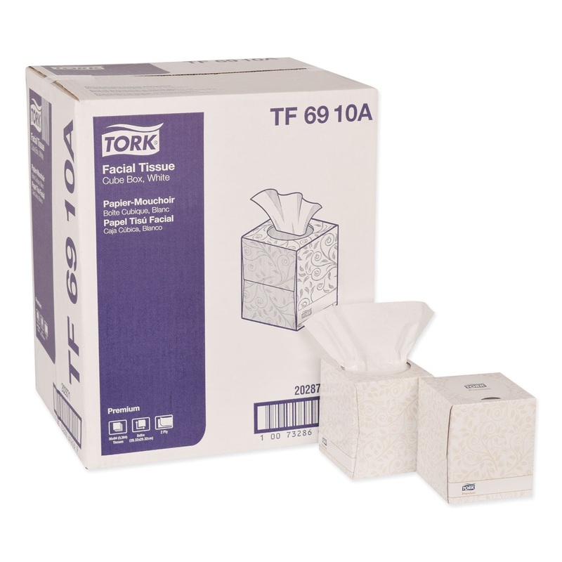 PREMIUM FACIAL TISSUE, 2-PLY, WHITE, 94 SHEETS/BOX, 36 BOXES/CARTON