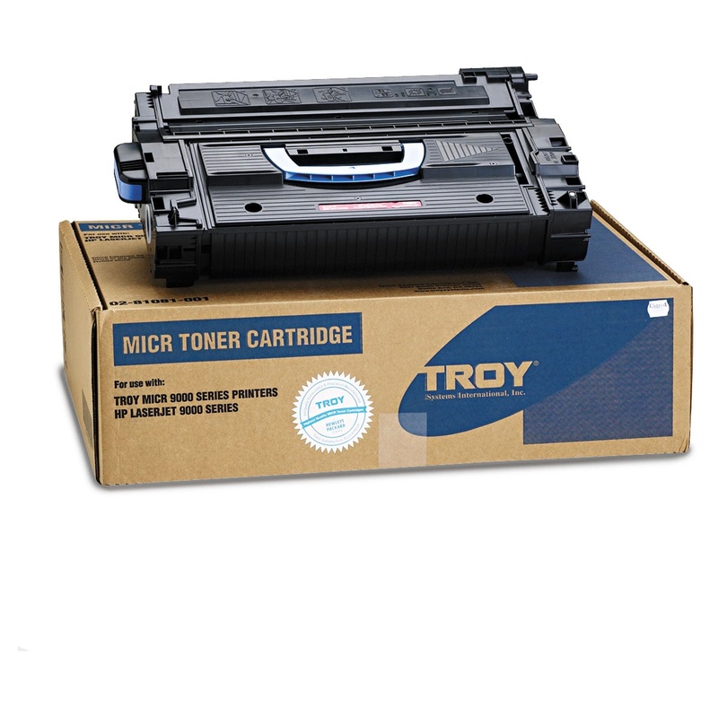 0281081001 43X HIGH-YIELD MICR TONER SECURE, ALTERNATIVE FOR HP C8543X, BLACK