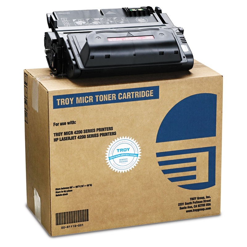 0281118001 38A MICR TONER SECURE, ALTERNATIVE FOR HP Q1338A, BLACK