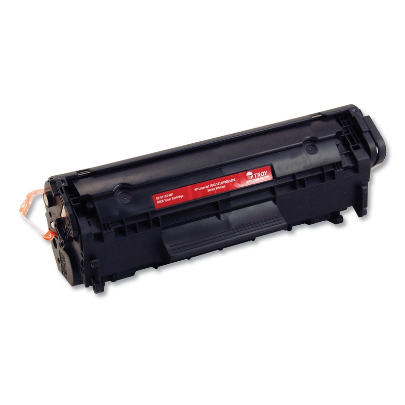 0281132001 12A MICR TONER SECURE, ALTERNATIVE FOR HP Q2612A, BLACK