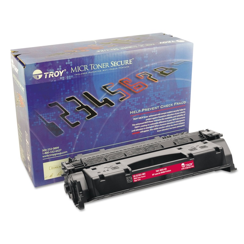 0281551001 80X HIGH-YIELD MICR TONER SECURE, ALTERNATIVE FOR HP CF280X, BLACK