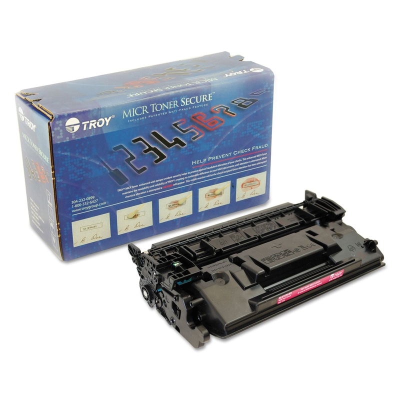 0281576001 226X HIGH-YIELD MICR TONER SECURE, ALTERNATIVE FOR HP CF226X, BLACK