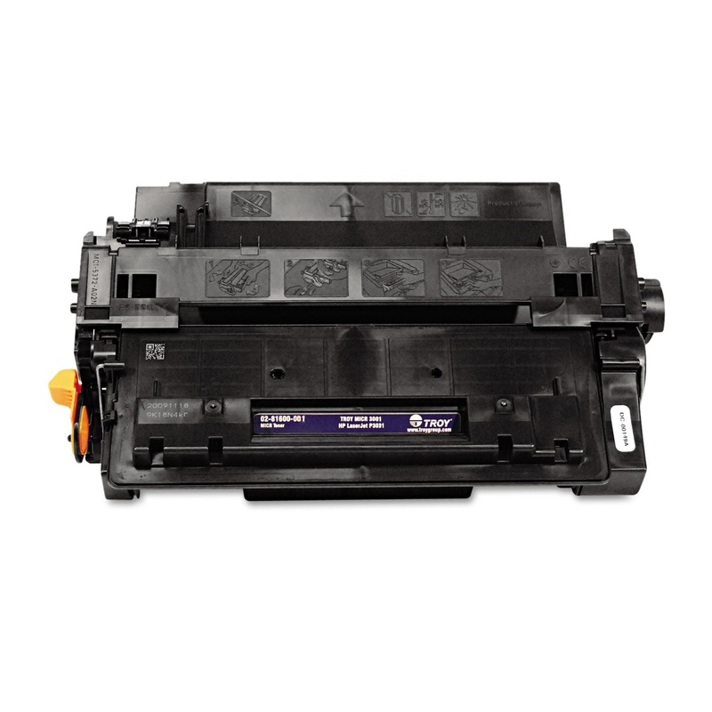 0281600001 55A MICR TONER SECURE, ALTERNATIVE FOR HP CE255A, BLACK