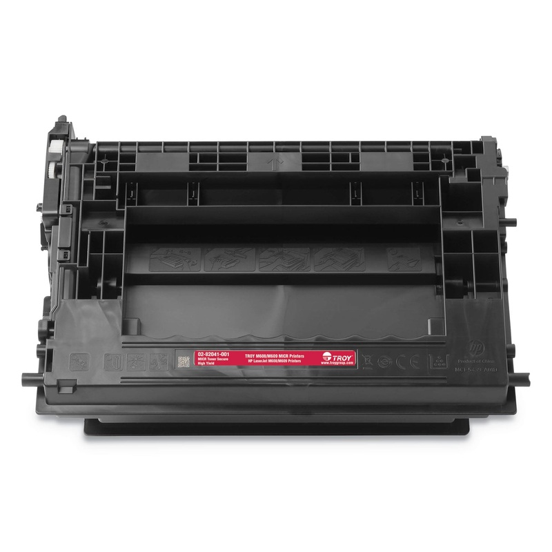 0282041001 37X HIGH-YIELD MICR TONER SECURE, ALTERNATIVE FOR HP CF237X, BLACK