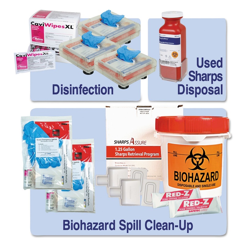 Essential Osha Compliance Kit, 13 Pieces, 16 X 16 X 12