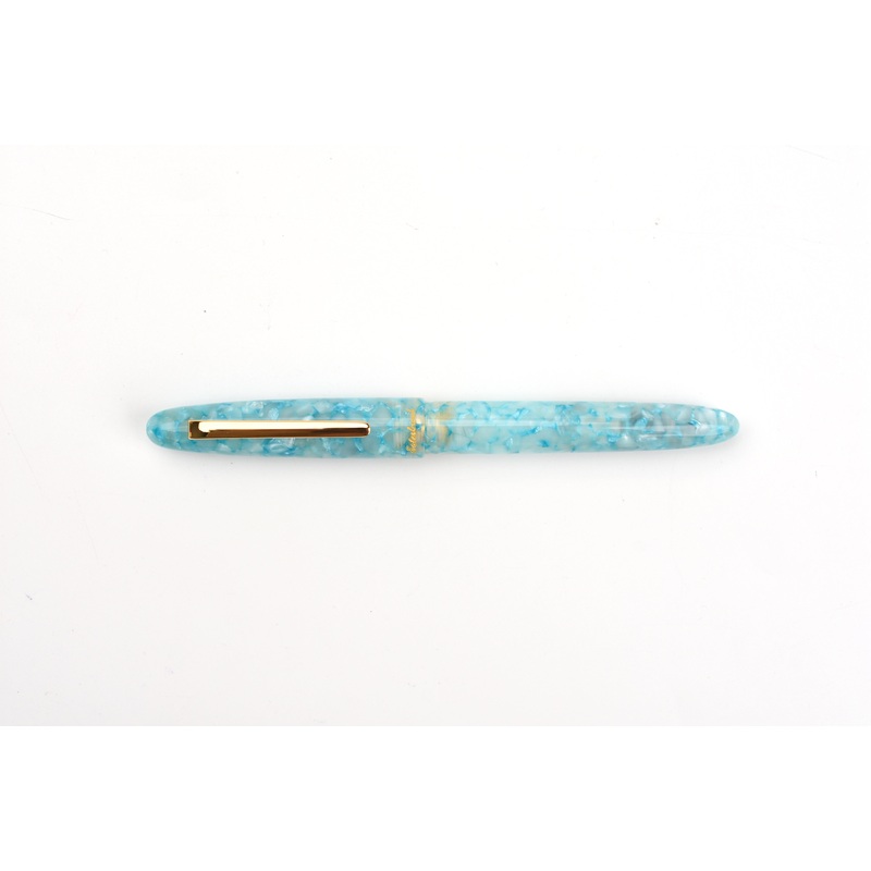 Esterbrook Estie Fountain Pen – Aqua Gold – Gold Trim – Limited Edition