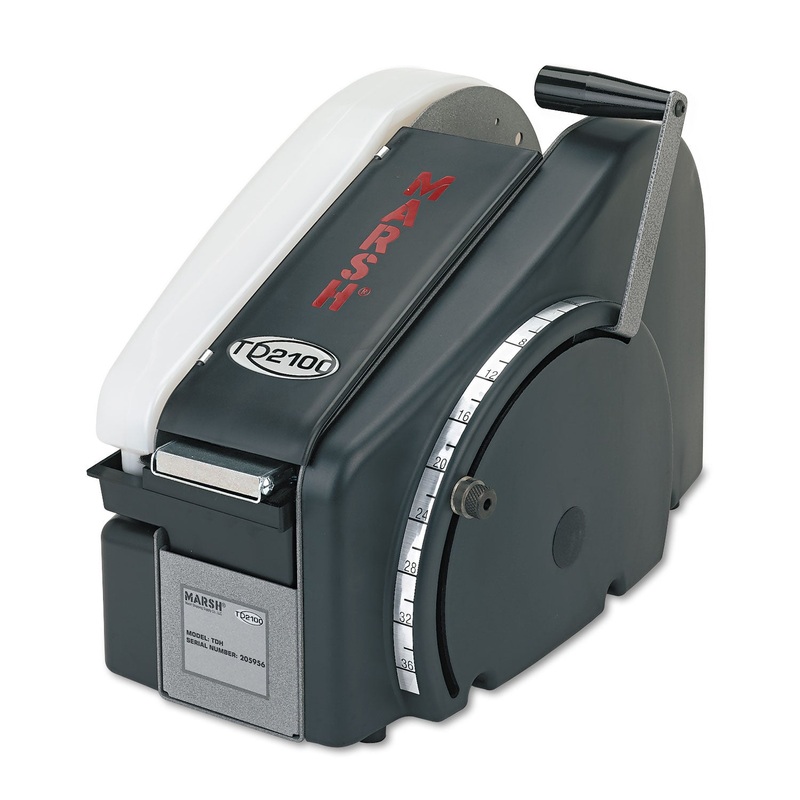Manual Tape Dispenser For Gummed Tape W/48oz Reservoir, Steel Blades, Black